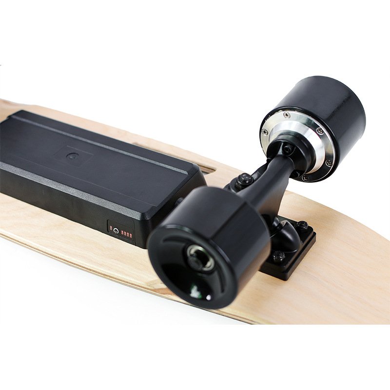 New electric skateboard four-wheeled fishboard wireless remote control adult student walker