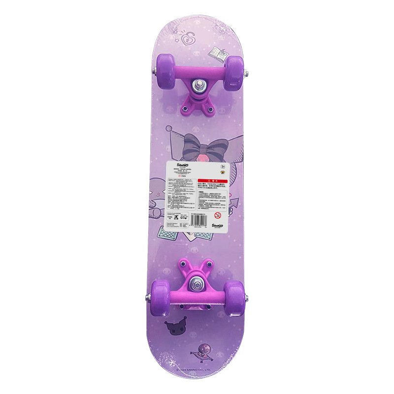 Two-sided skateboards for three to six-year-old boys and girls, two-way skateboards, cartoons for Colomy