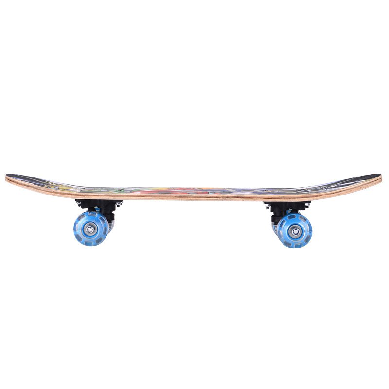 four-wheeled maple skateboard young girl, 2406 skateboard