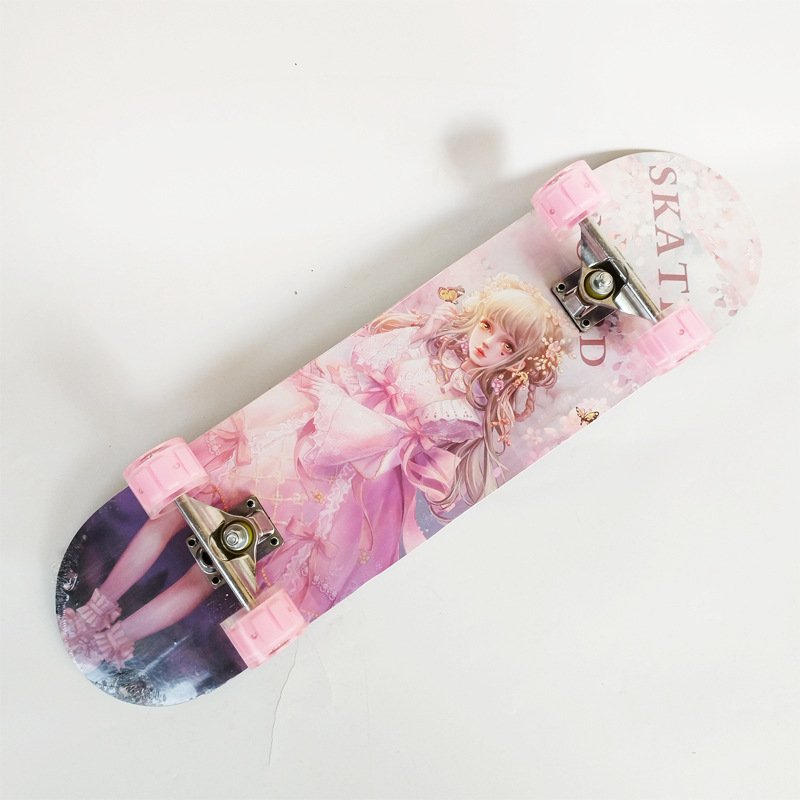 Skating Board College Board 10 Children's Skating Truck 6-12 Year-old Adult Sports Girls Four Round 15