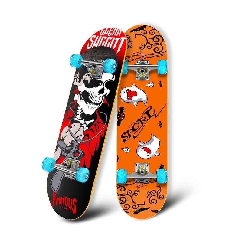 Skiboard beginners, two-barrel boys, adult girls specializing in street swipes, four-wheeler