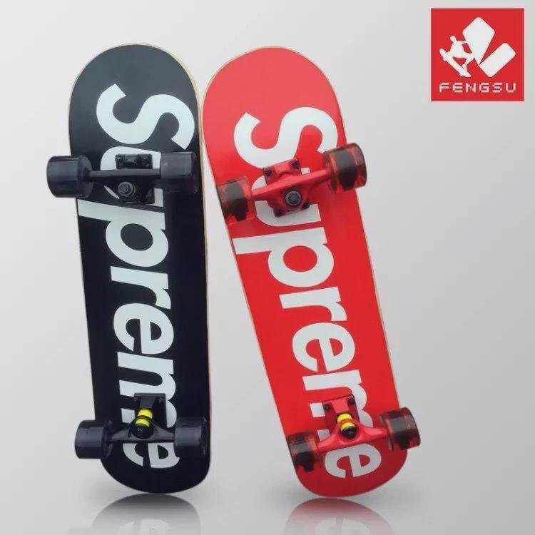 [Upper Low Price] First-school skater kids, four-wheeler kids, double-boarded adult board