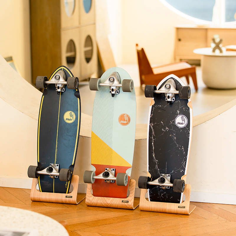 slipboards for slide-slide double-slided-land surfboards, long, single and multiple