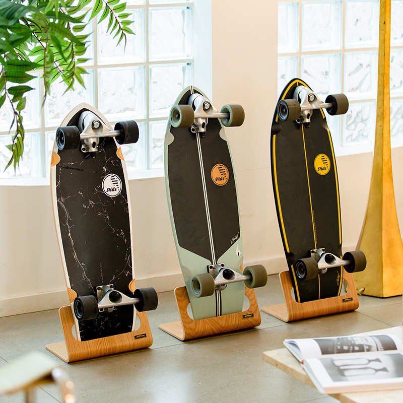 slipboards for slide-slide double-slided-land surfboards, long, single and multiple