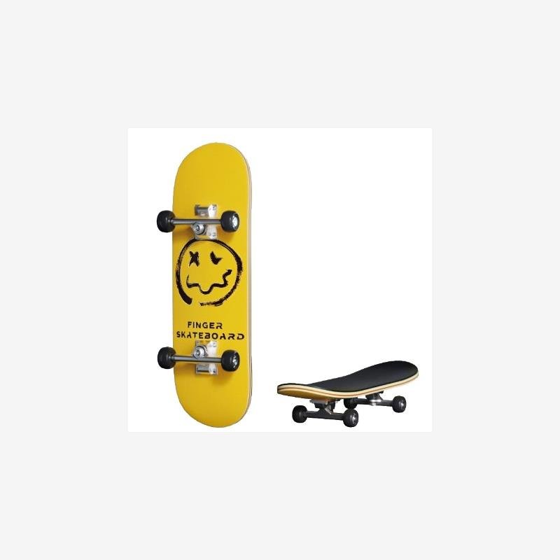 Fingerboard mini-toy alloy bearing five-storey mackerel professional double-barrel children's creative gift set