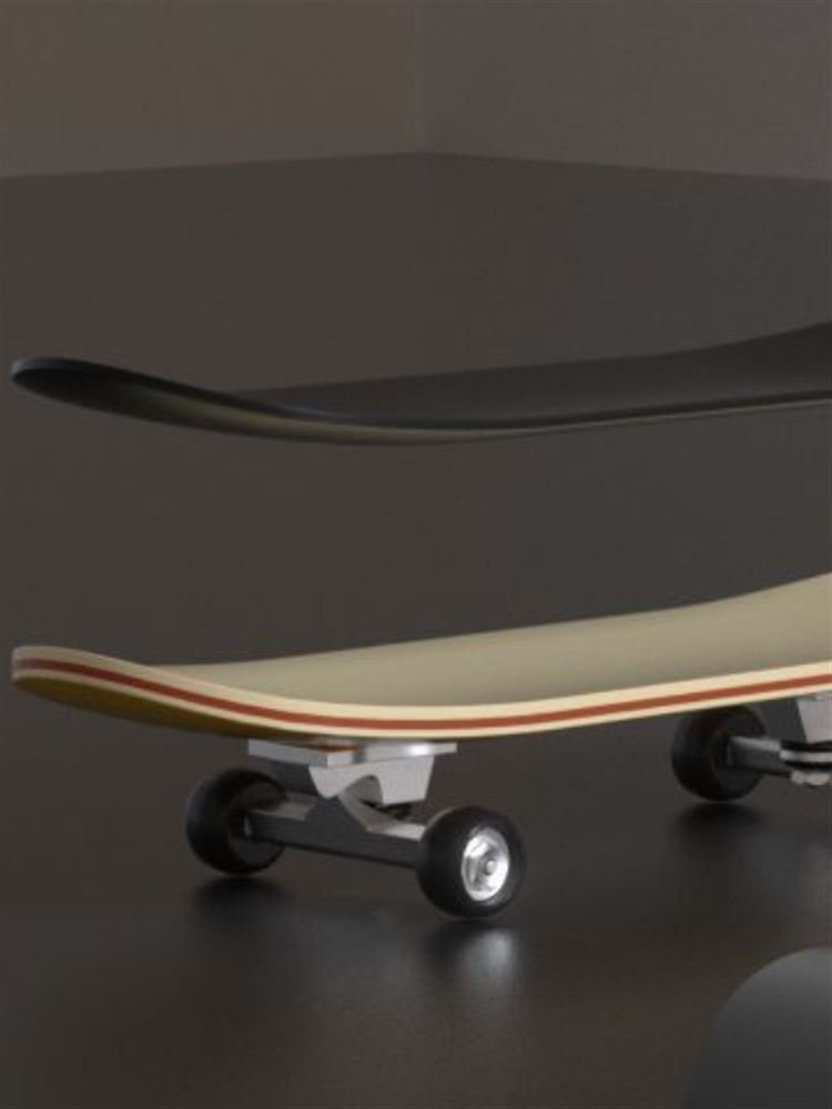 Finger skateboards, five-storey mammoth