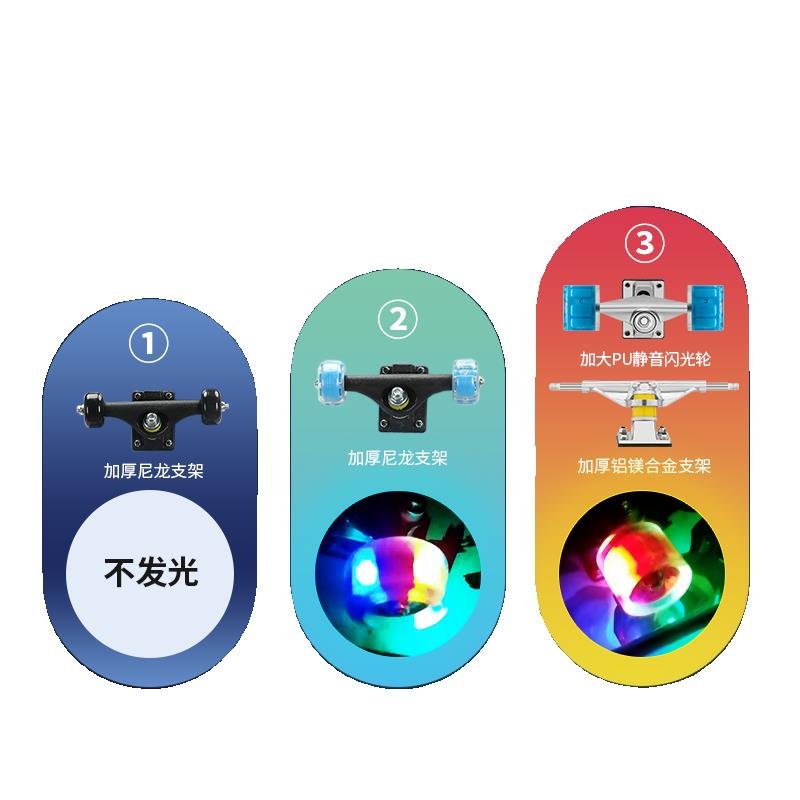Eggs party kid skater, 6-12-year-old boy and girl, four double skateboard flashers