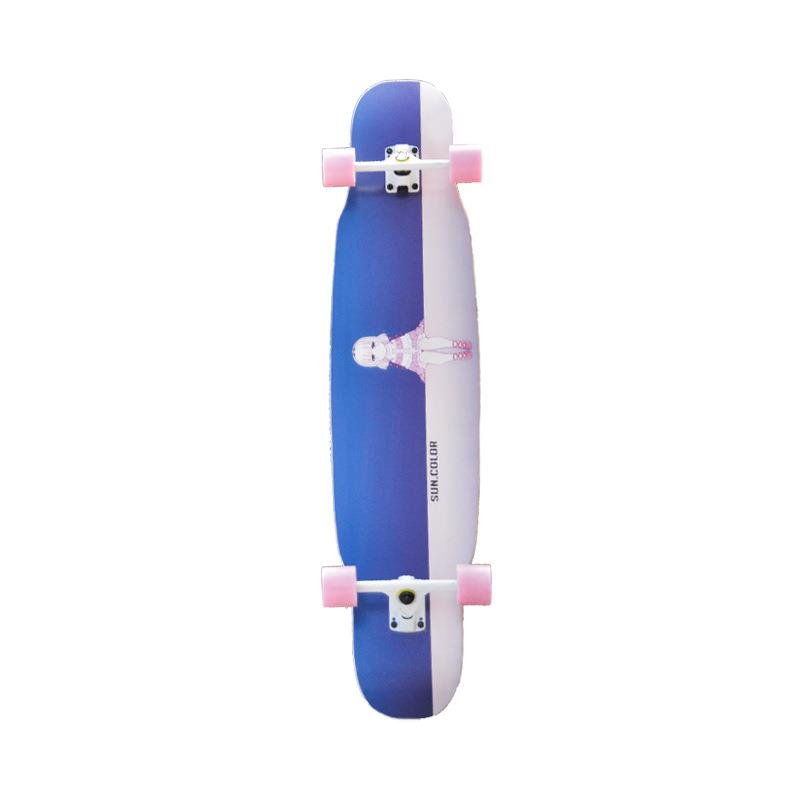 Customization of a two-barrel professional board for skating young boys and girls