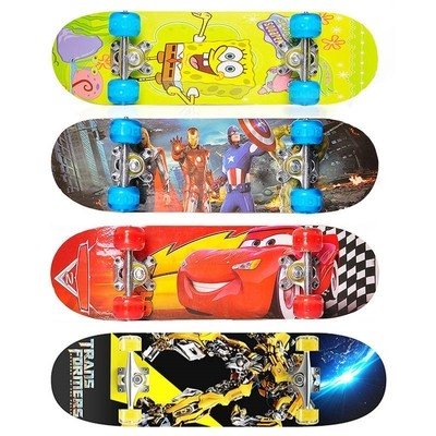 Two flash baby four-wheel skating boy-year-old skater girl two-board collter 15 skateboard