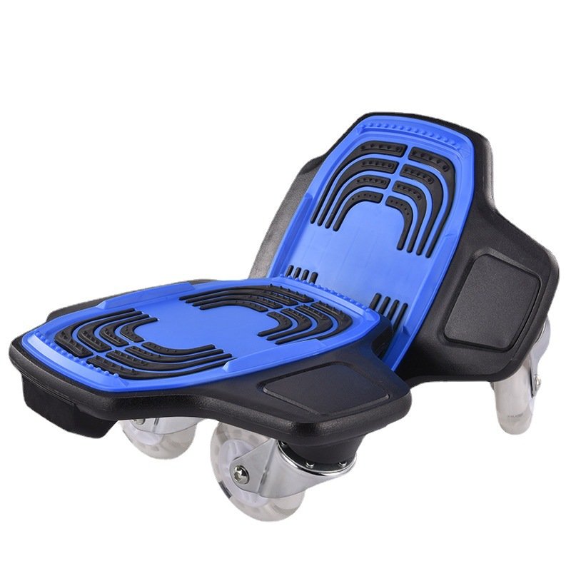 A four-wheeler for children on board of double-tronboard skateboard drifter board, Germany