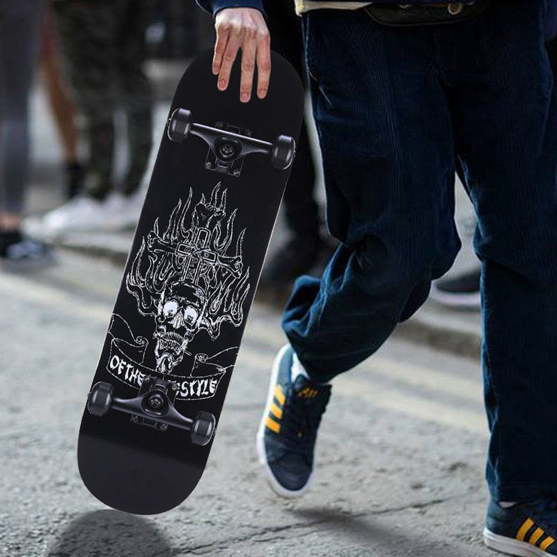 whisty's professional skateboard double-crossed adult boys and girls, four-wheeled road skating