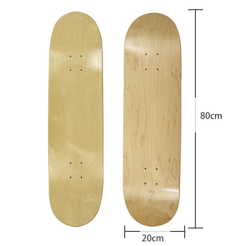 the board's 80 *20cm sports hand-held double-barrel, northeast maple wood source