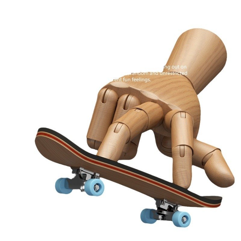 Fingerboard mini-toy alloy bearing five-storey mackerel professional double-barrel children's creative gift set