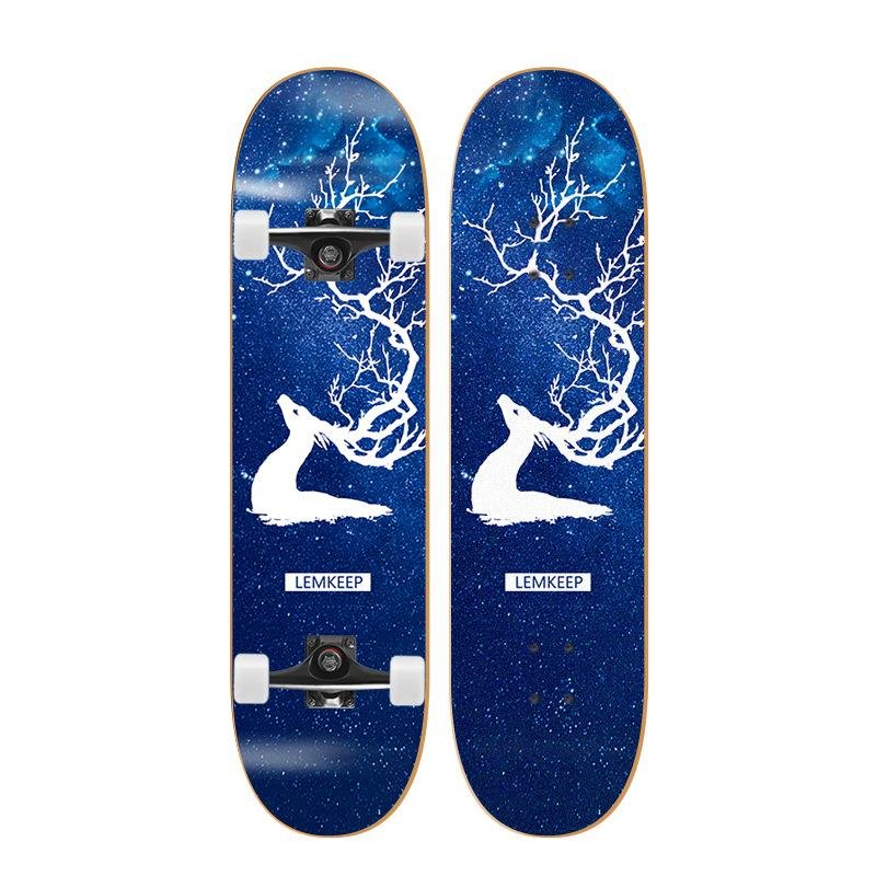 Two-faced skateboarding scholar, Maple Sand Four Wheeler