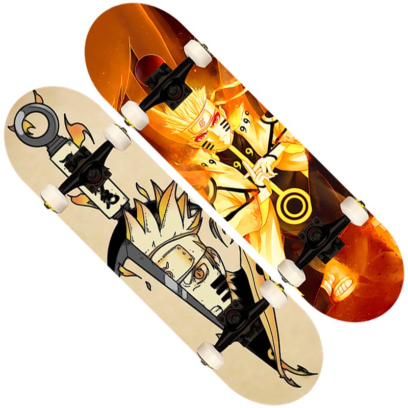 ♪ Show the pirate king four-wheeler scooter children's beginners double-barrel adult skateboards ♪