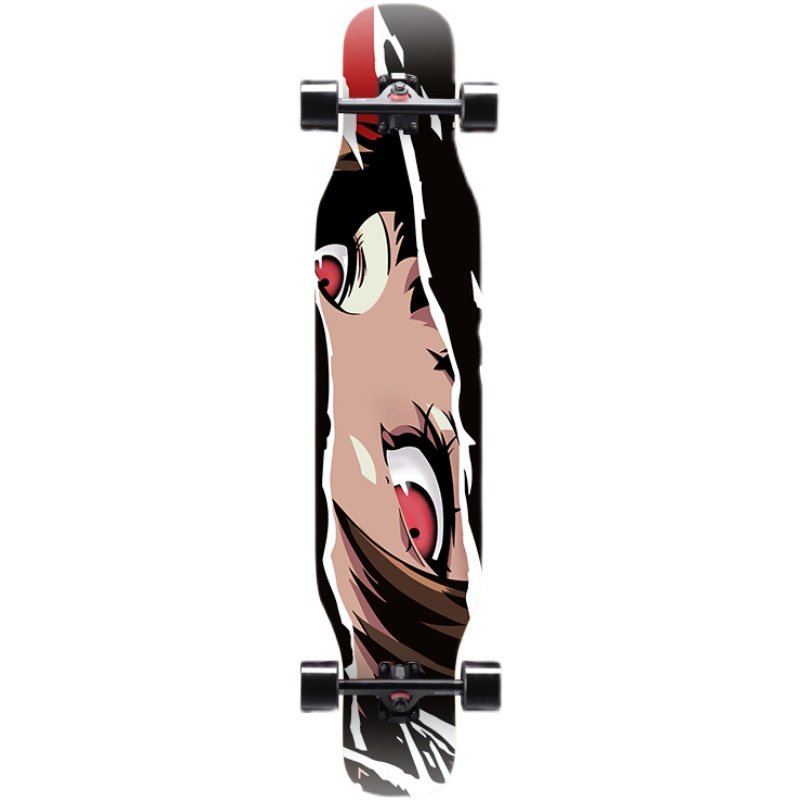 DBH OFFICIAL FLAGSHIP SKATEBOARD FEMALE BEGINNER, ADULT AND ADOLESCENT FRESHMAN, FOUR-WHEELER IN LONG BOARD