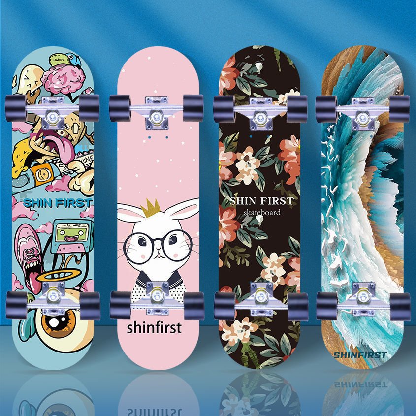 80cm specialized four-wheeler skateboard double-barrel road brushes the streetboard adult and child skaters