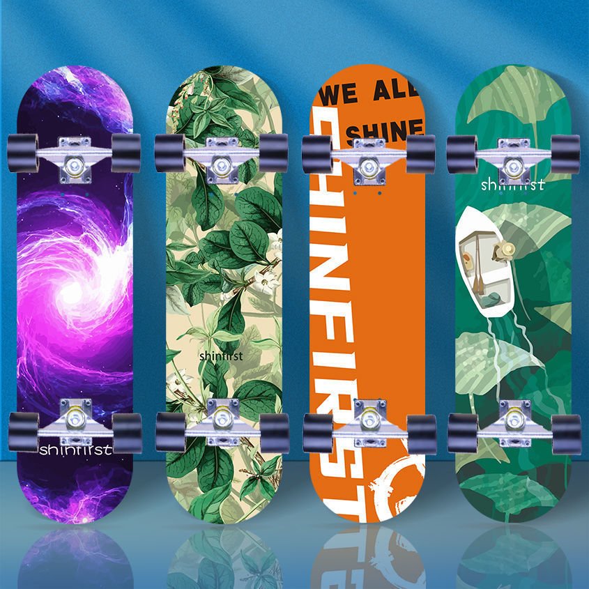 80cm specialized four-wheeler skateboard double-barrel road brushes the streetboard adult and child skaters