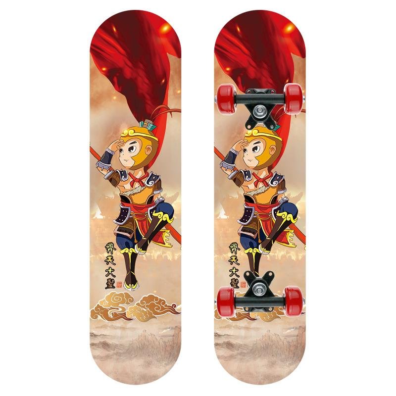 Two-barrel 2406 in a four-wheel skateboard kids' skating cart
