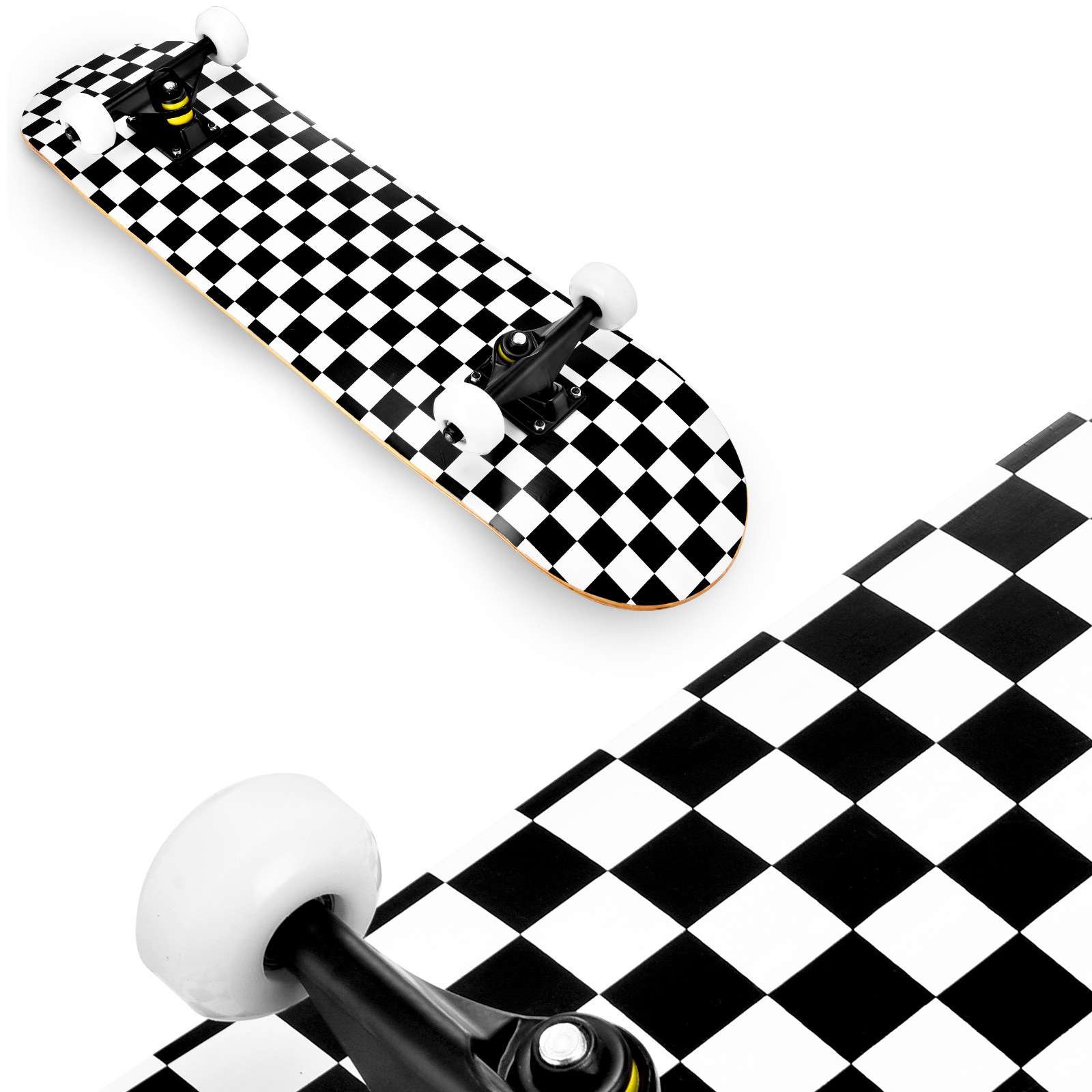 Thirty-one-inch maple dentboard, four-wheel skateboard professional
