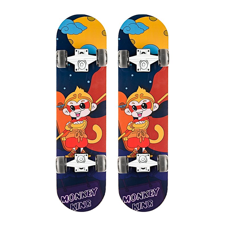 Three-four-wheel double-barrelled scooter girls, 6-12 years old