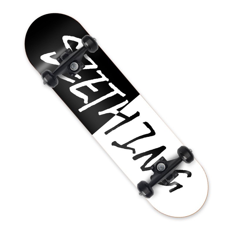 Thirty-one-seven-inch Maplewood double-barrel skateboard