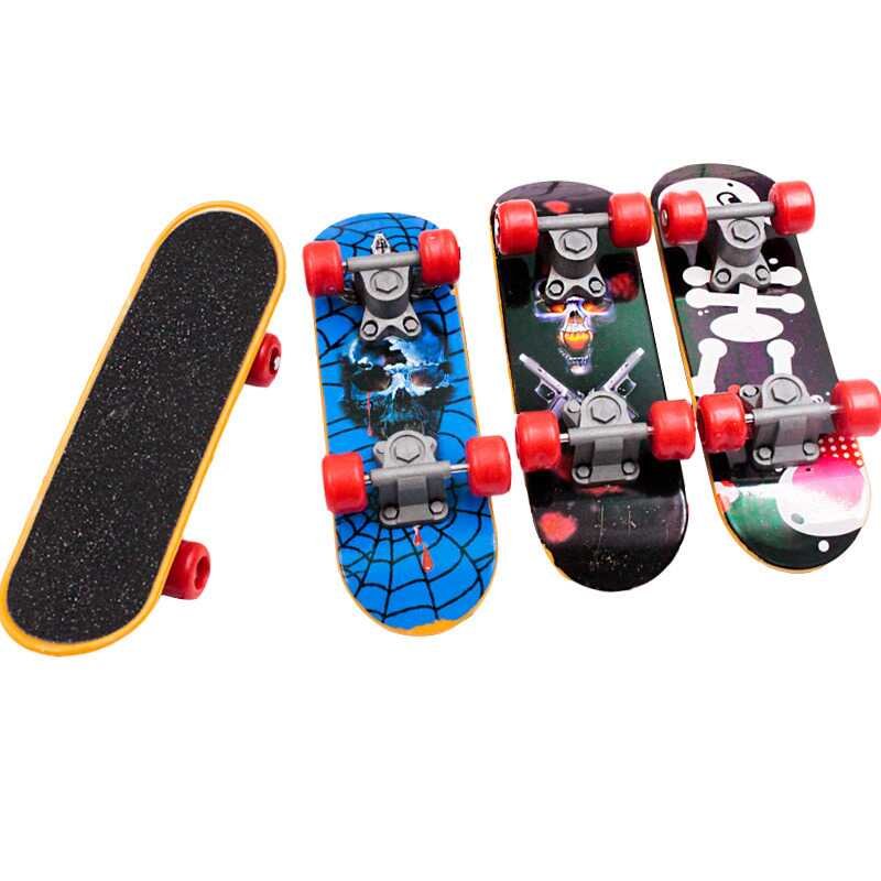 I've got a big toy, mini skateboard and metal