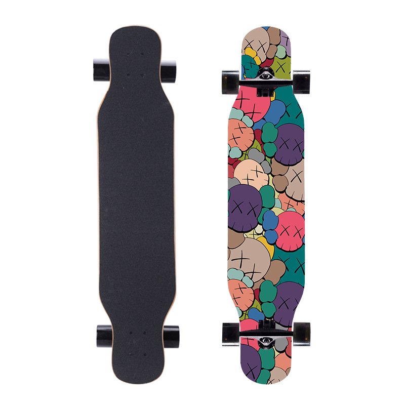 42-inch long road skateboard cruiser, four-wheeled chinese maple skateboard, longboard youth