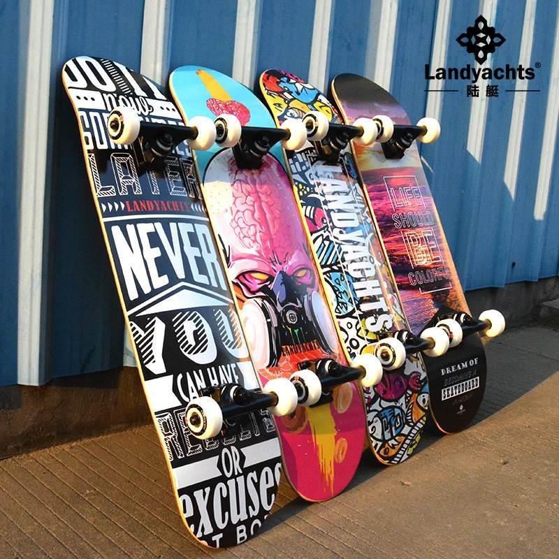 Skiboard-boarding professional adult children's beginner double-barrel male and female short-board four-wheeler