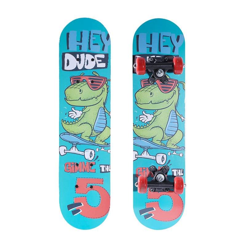 Four-wheel skateboard boys, girls and boys, two-barrel skateboards