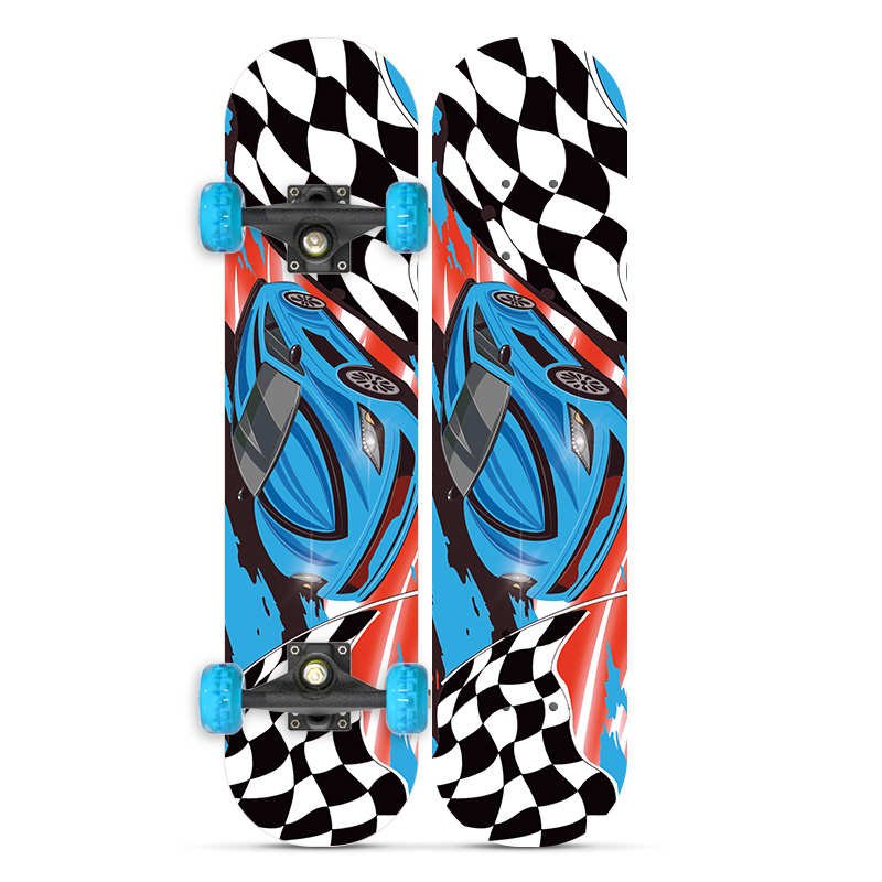 Children's skateboard beginners, boys and girls, adult four-wheeled skateboards, 6-12