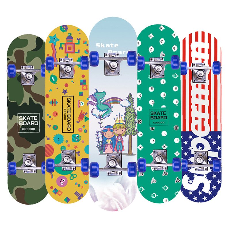 80cm youth four-wheeler, four-and-six-year-old, two-mixed mammoth skater, male and female primary skateboard