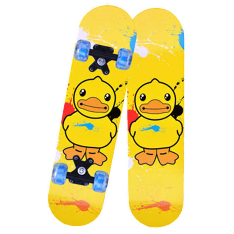 Children's skateboard beginners, boys and girls aged 3-6 years and over, professional double-crossing for young people aged 8 years and over