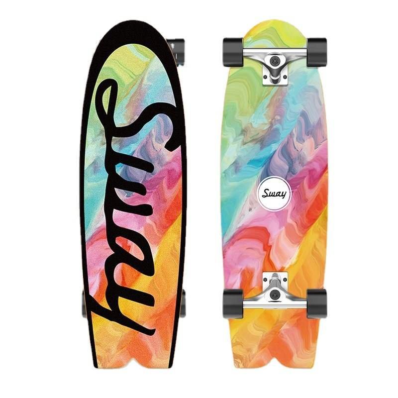 Four-wheelboards for boys and girls aged 10 years and over, 6-12-year-olds in the Sweeney Scooter