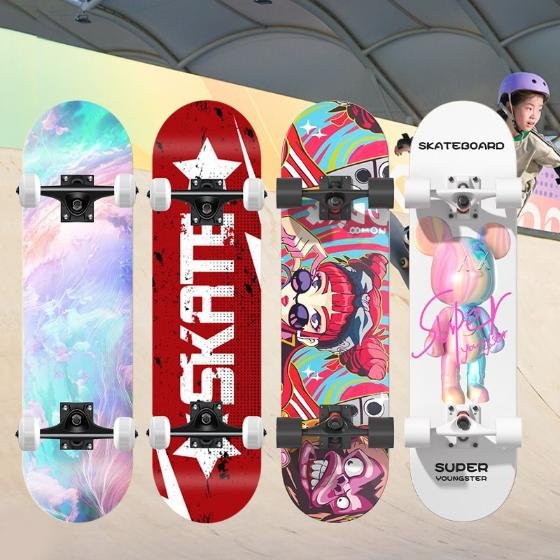 Adult skateboarding