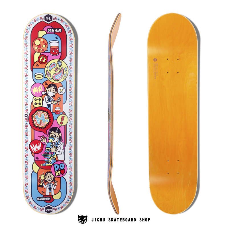 dbh professional skateboard double-barrel swirling and import of maple plank parts, sandbag mail, base skateboard