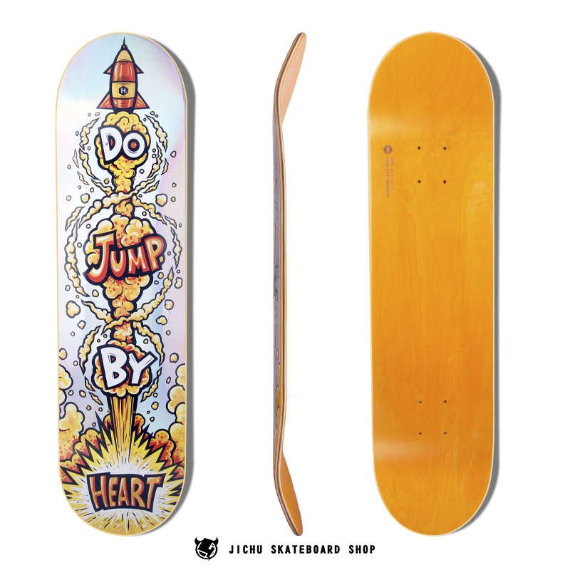 dbh professional skateboard double-barrel swirling and import of maple plank parts, sandbag mail, base skateboard