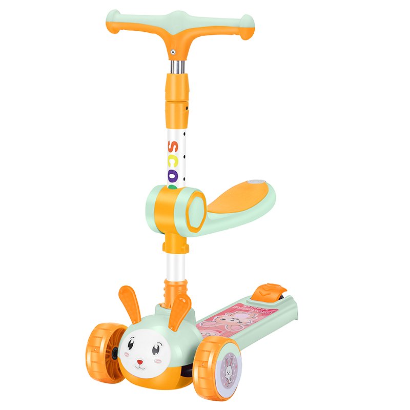 Children's roller coaster flashes, one-three-six-year-old boy and girl baby pedals, folded