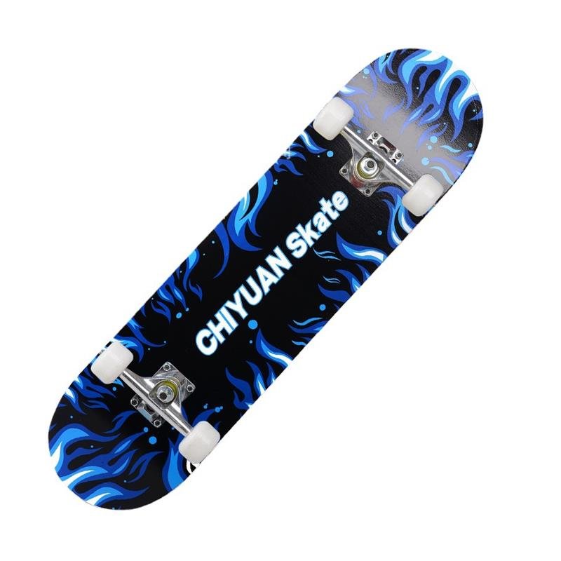 FOUR-WHEEL SKATEBOARD BEGINNERS, MALE AND FEMALE, TWO-BLOCK MAPLE ROAD, PROFESSIONAL SKATING CAR FACTORY FOR ADULT AND YOUNG CHILDREN AND YOUNG PEOPLE L