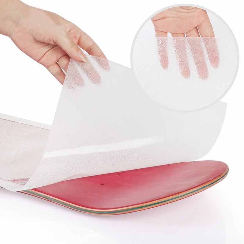 Long, transparent sandpaper, double-barrel, skateboard tablet, no skateboard cardboard