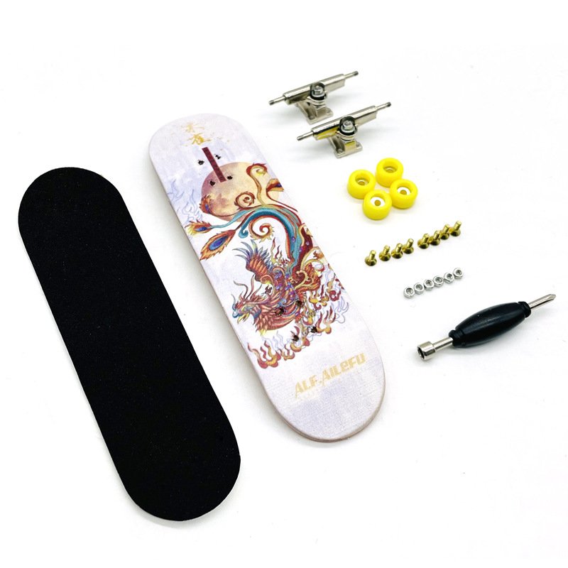 A professional finger-sliding mammoth, two-barrelled teenager finger-sliding skating, creative toy-slinger
