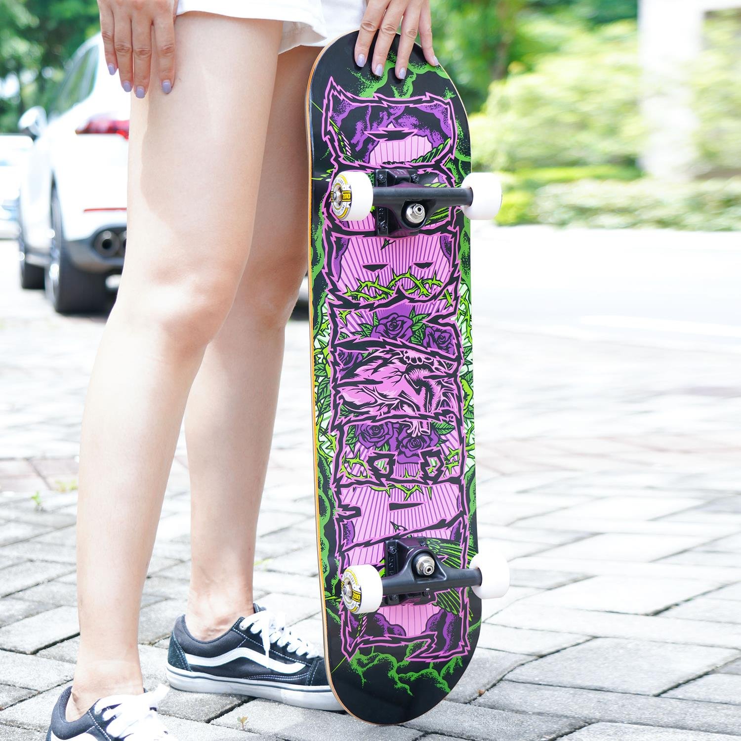 THE NEW DBH BOARD FOR MALE AND FEMALE BEGINNERS, CHILDREN AND ADOLESCENTS, DOUBLE-DIP FOUR-WHEELER