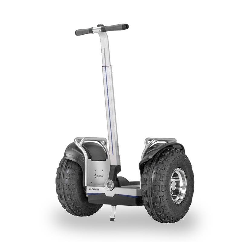 The new body senses two-wheel-drives from the car to the adult children's step-by-step, two-wheel drifter skateboards on the beach