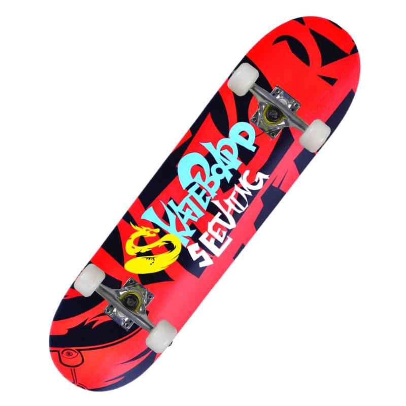 thirty-one inches of skating, a four-wheeler of mackerel mackerel, and a boy's double-barded skateboard