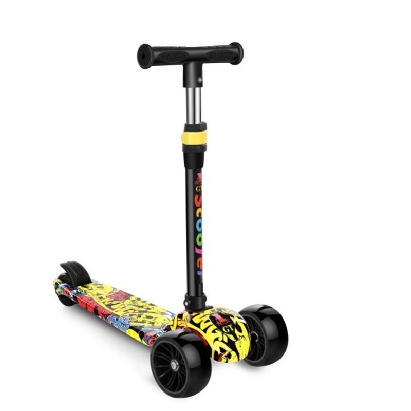 Children skatec and four-wheel scooter scooter C-car folds up and down the boy-baby list