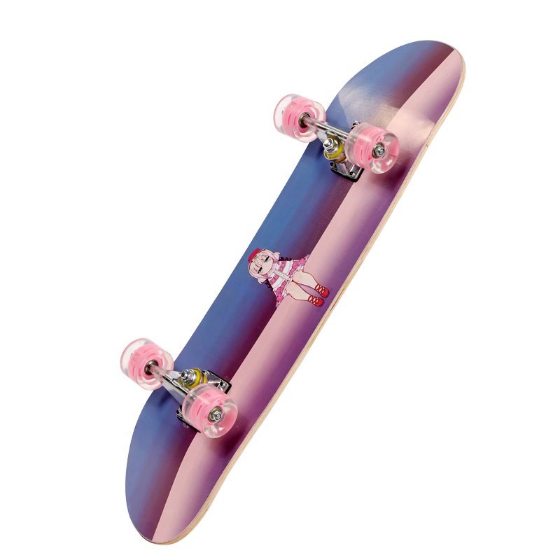 Scratch-skinner, adult girls and boys, four-wheeled street scooter