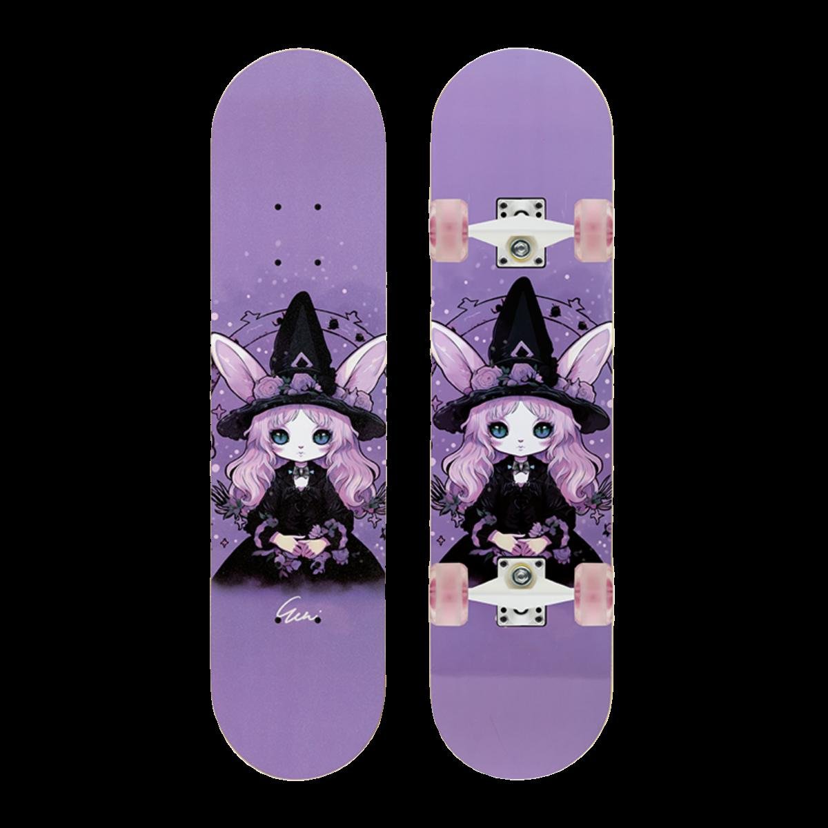 Children's four-wheel skateboarding young male and female beginner board-in-the-door flashing double-truck swab