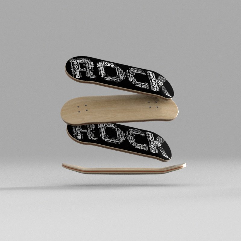 the finger skater, a professional-grade mammoth, two-barrel skater