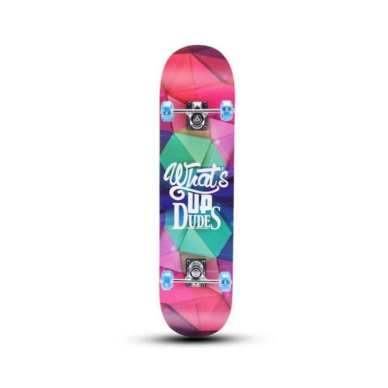 A professional skateboarder for four-wheel skateboarding kids and two-wheel flashers