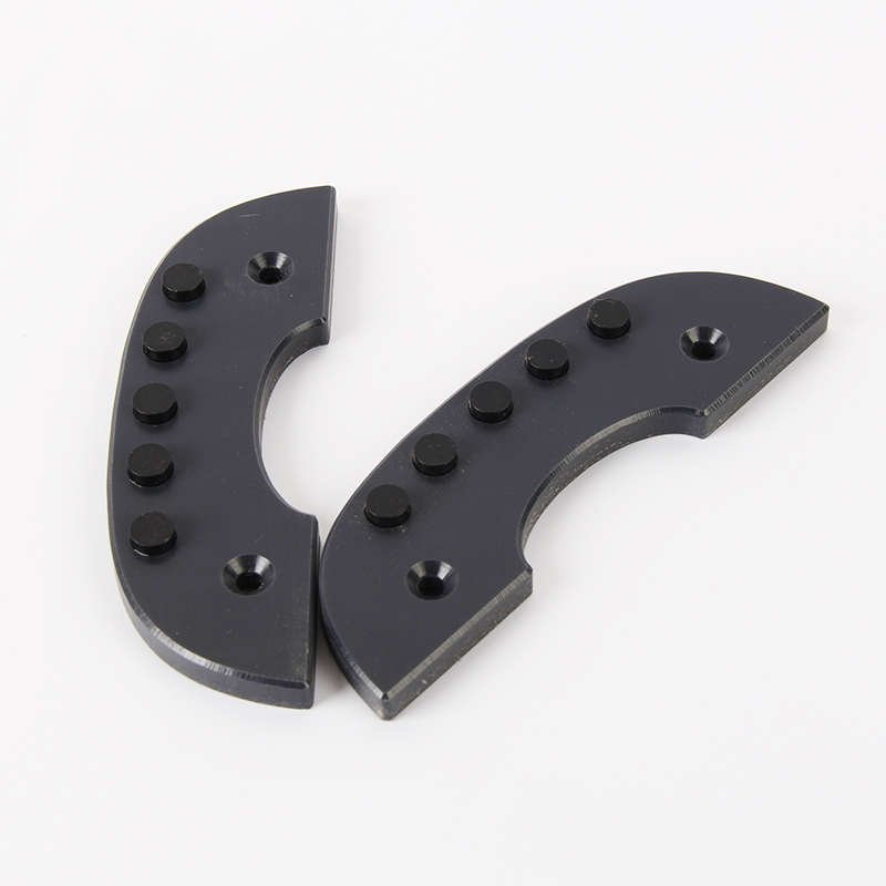 The long-board double-array land surfboard dot-tail protection for friction-proofing devices has spark-free holes